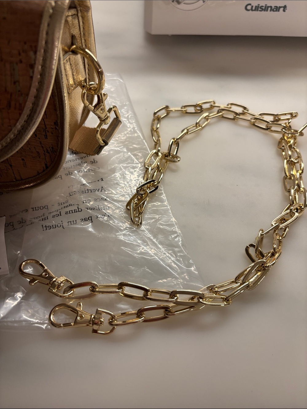 Lilly Pulitzer NWT Camille Cork Belt Bag color Natural - Picture 9 of 9